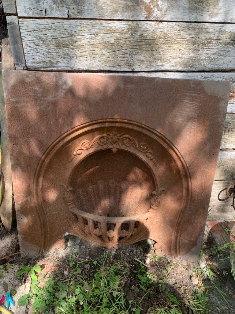 Iron fireplace 