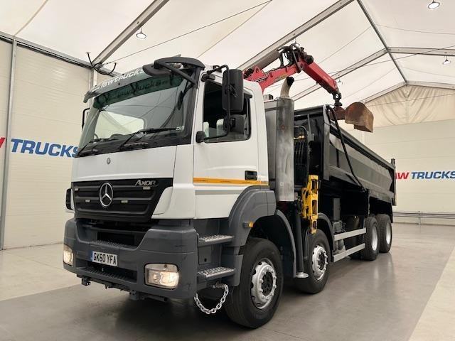 Mercedes Axor 3236 8x4 Steel Tipper Grab Manual