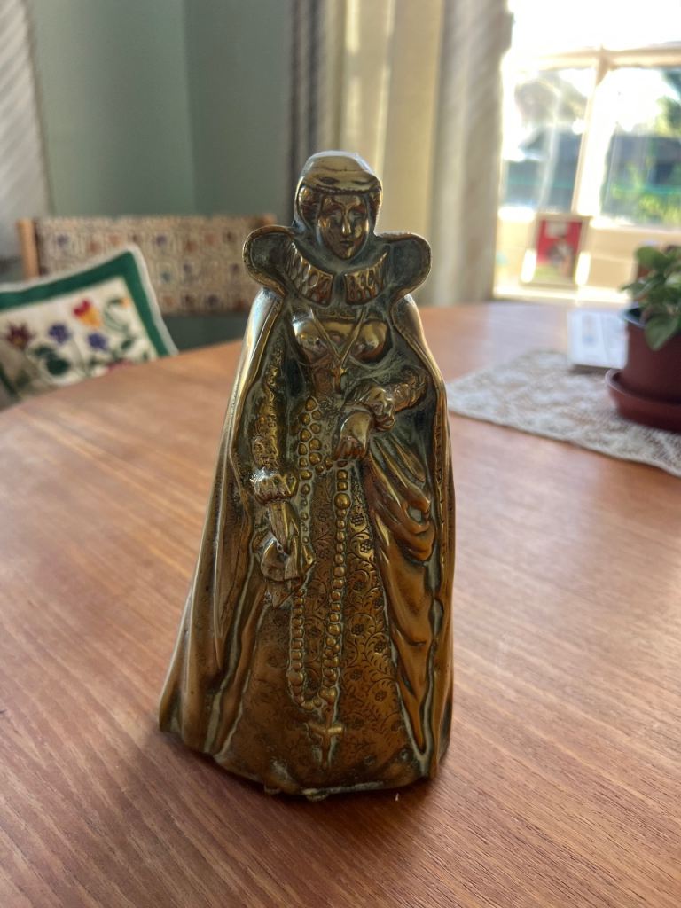Queen Mary I of England brass bell