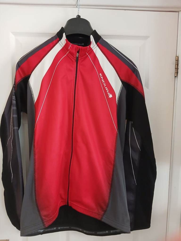Endura Cycling Jacket – Red, Black, White – Good Condition