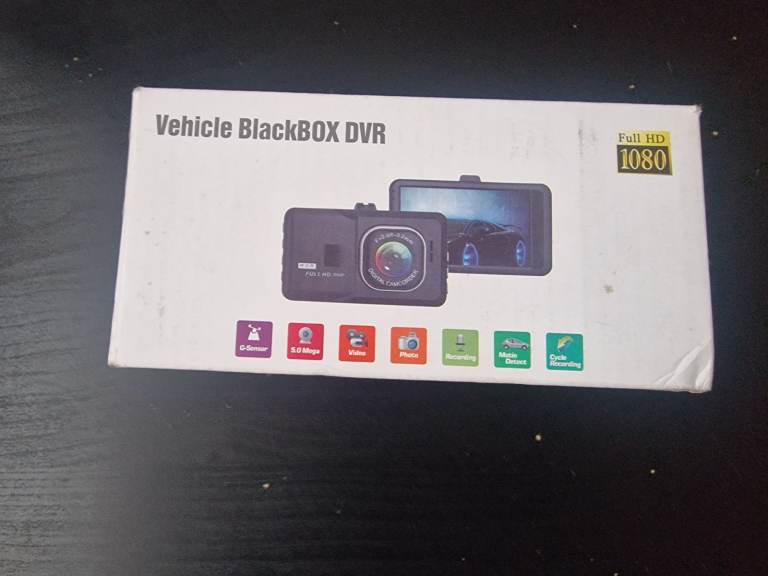 Vehicle BlackBox DVR - 1080P Full HD - Dashboard Cam
