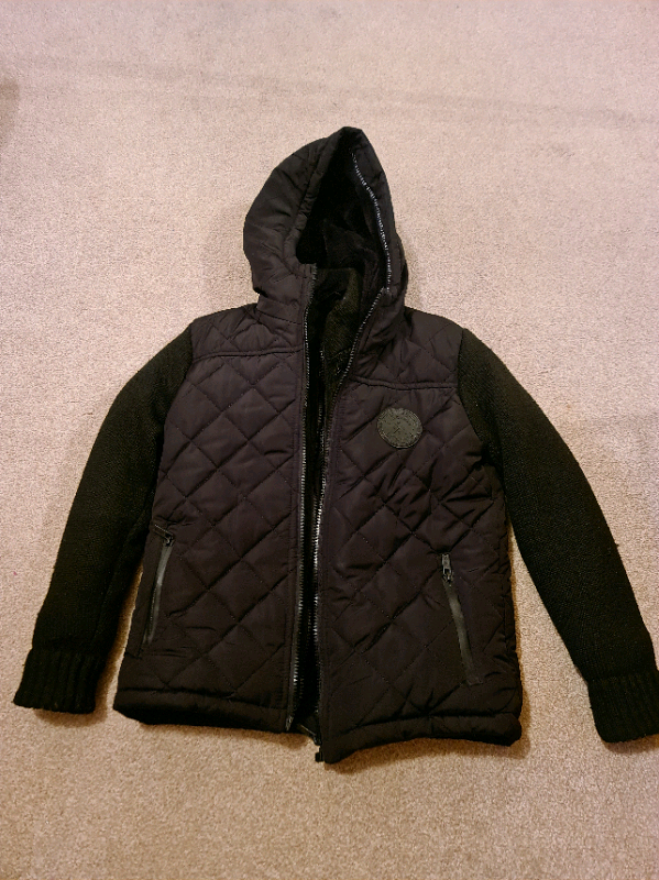 Firetrap Sartorial Jacket Black Size age 7-8. *Good condition*