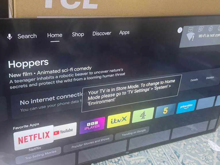 50 Inch TCL Android Smart TV