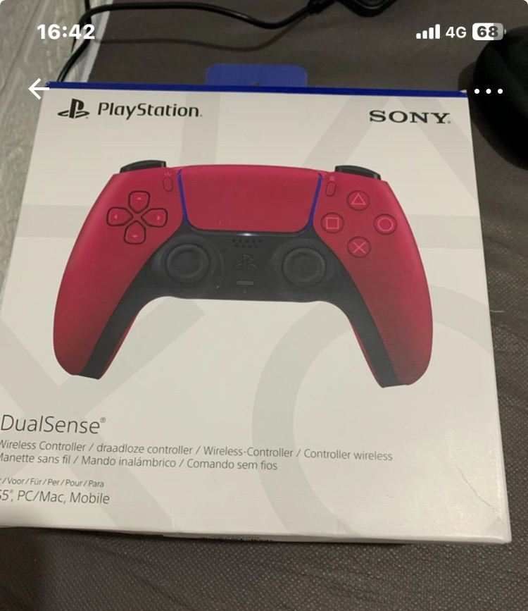 Brand new red ps5 controller 