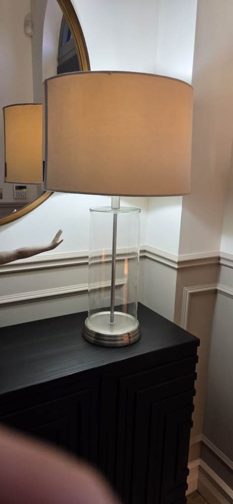 Table lamp glass living room