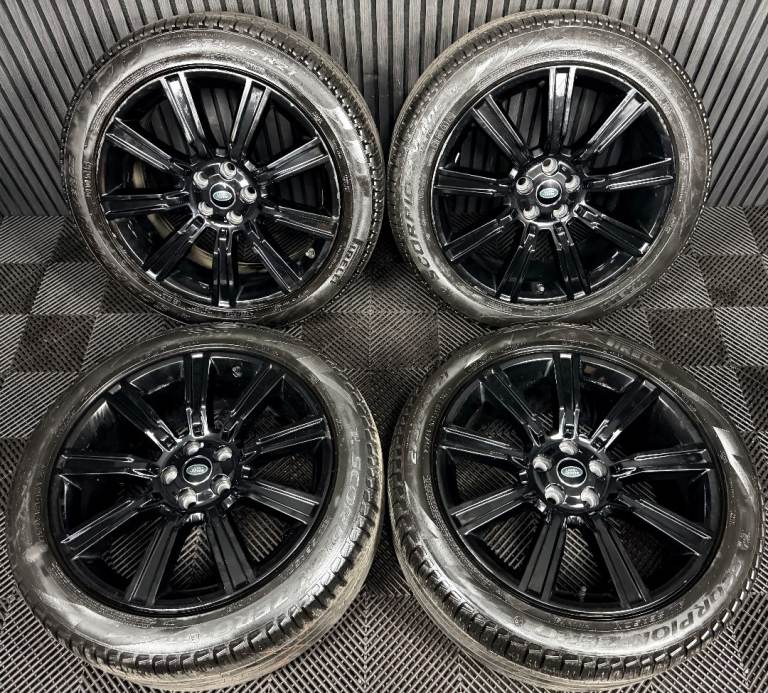 21" GENUINE RANGE ROVER SPORT LAND DISCOVERY WHEELS TYRES ALLOYS