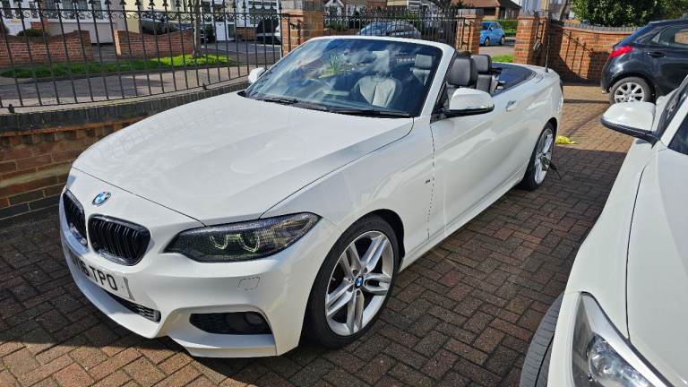 Bmw 2 Series Convertible White 218i Leather 2016