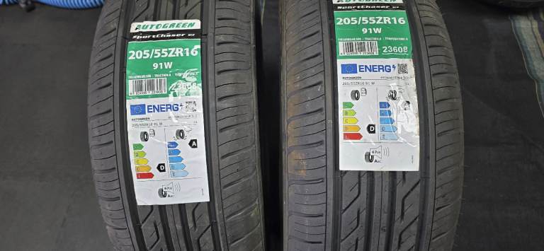 205 55 16   2 x NEW!! tyres AutoGreen Sport Chaser SC2