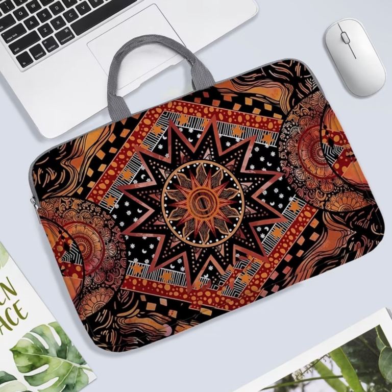 New Laptop Carry Case with Unique Mandala Design