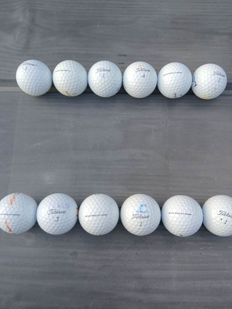 12 x titleist prov1 golf balls