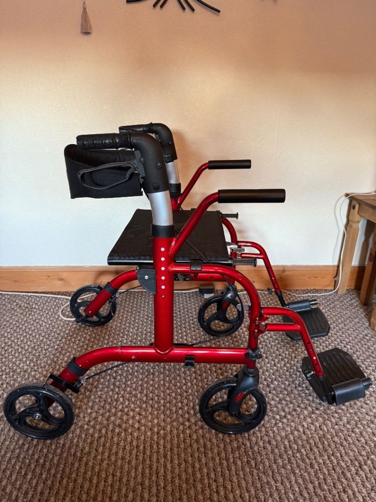 Mobility 2-in-1 Rollator Wheelchair