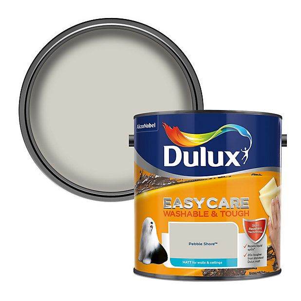 Dulux Easycare Washable & Tough Matt Emulsion Paint - Pebble Shore