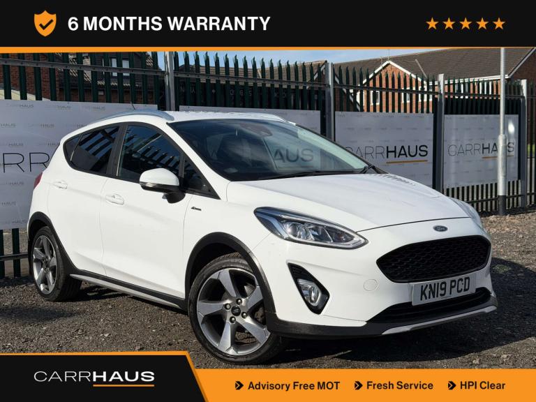 2019 Ford Fiesta 1.0 Fiesta Active 1 Turbo 5dr Hatchback Petrol Manual