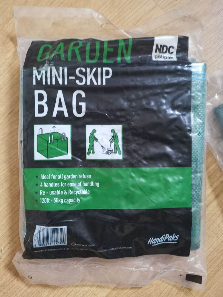 New mini skip garden type bag