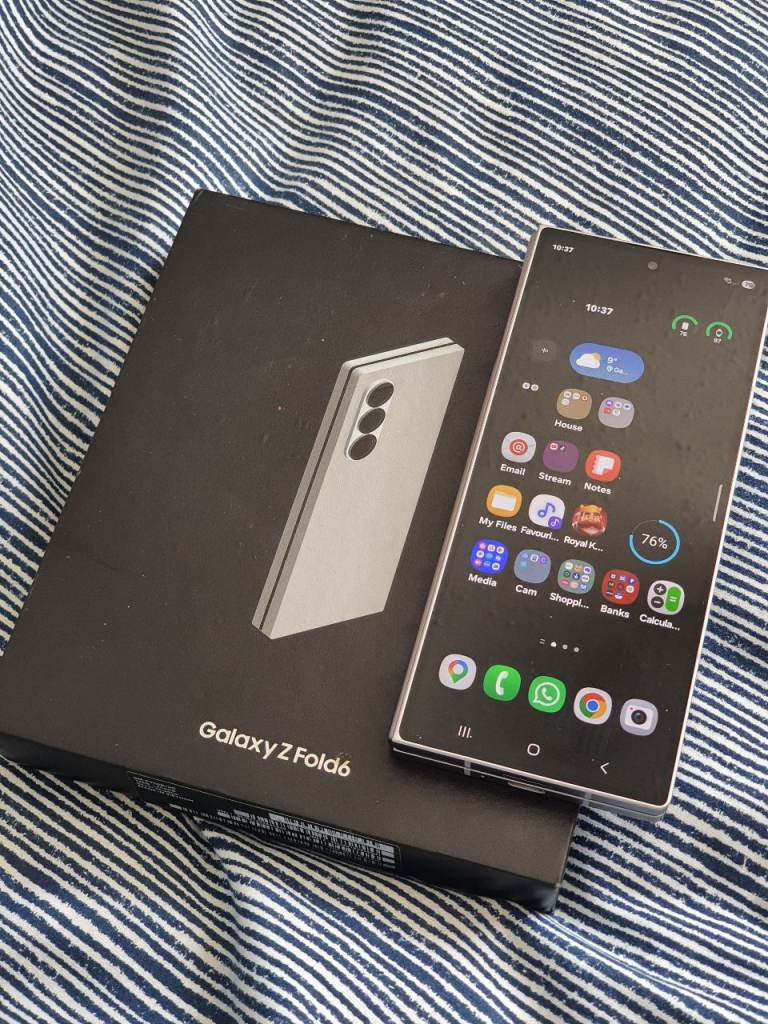 Samsung Galaxy Z Fold6 - Silver, 256GB Storage