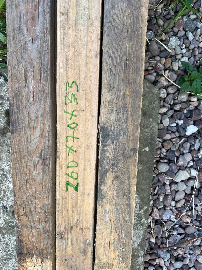 Reclaimed Timber Wood Planks 260x70x33