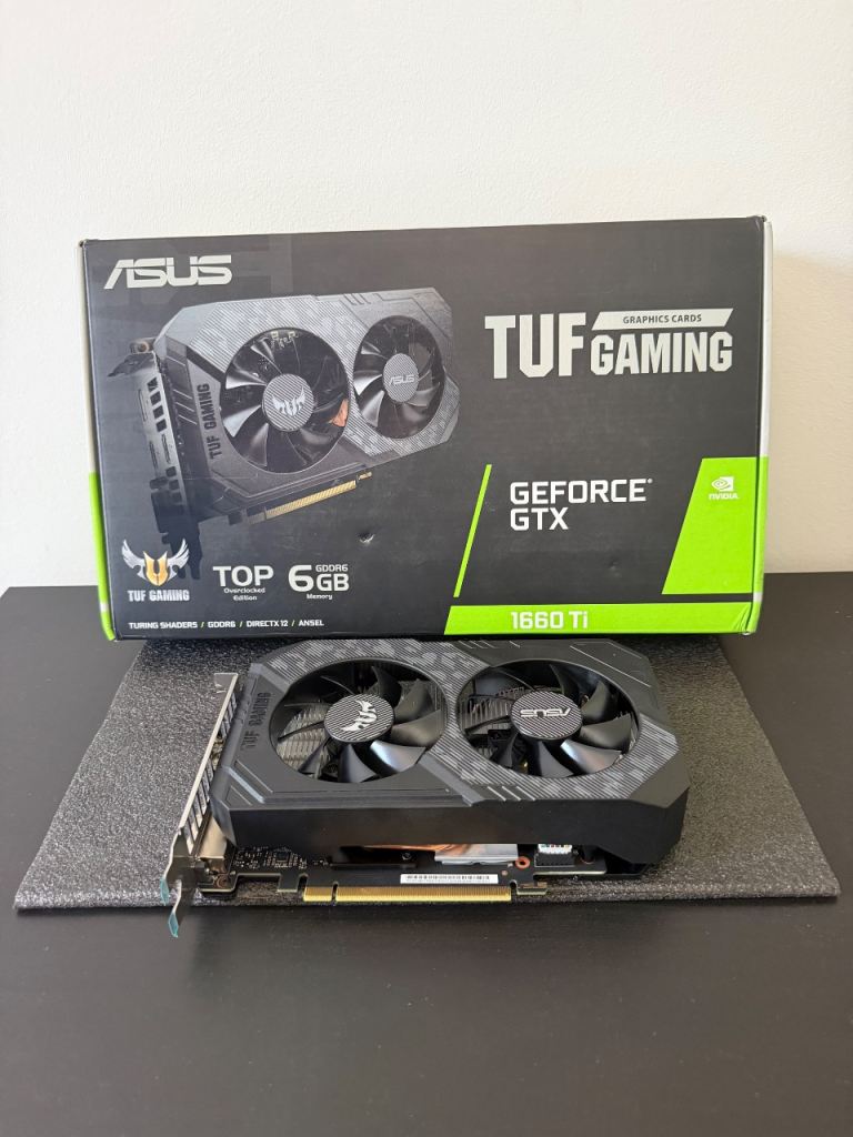 ASUS TUF Gaming NVIDIA GeForce GTX 1660 Ti OC Evo 6GB DDR6 Graphics Card