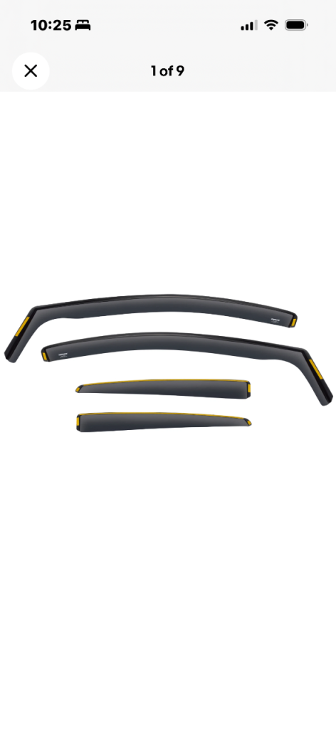Wind deflectors Audi A1 