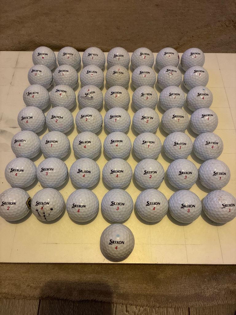 50 x Srixon Distance golf balls