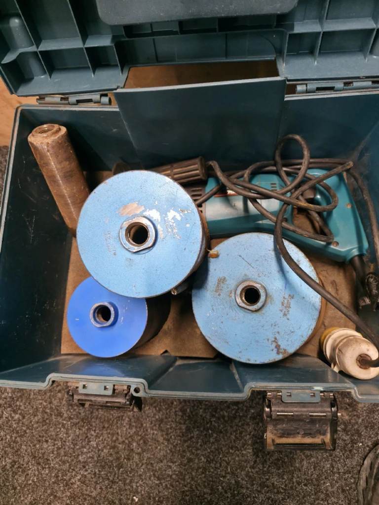 Makita 8406 110V Diamond Core / Hammer Drill + Core Bits & Case