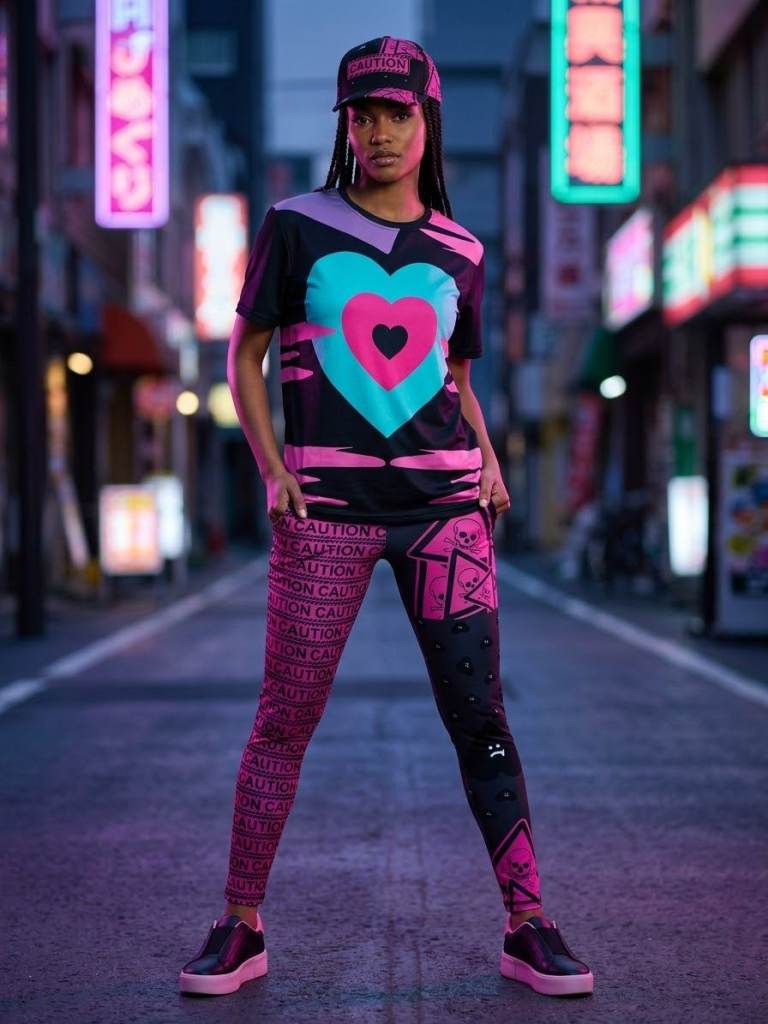 Unisex T-Shirts - Multicoloured, leggings, cap