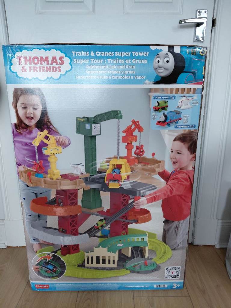 Thomas & Friends Trains & Cranes Super Tower NEW