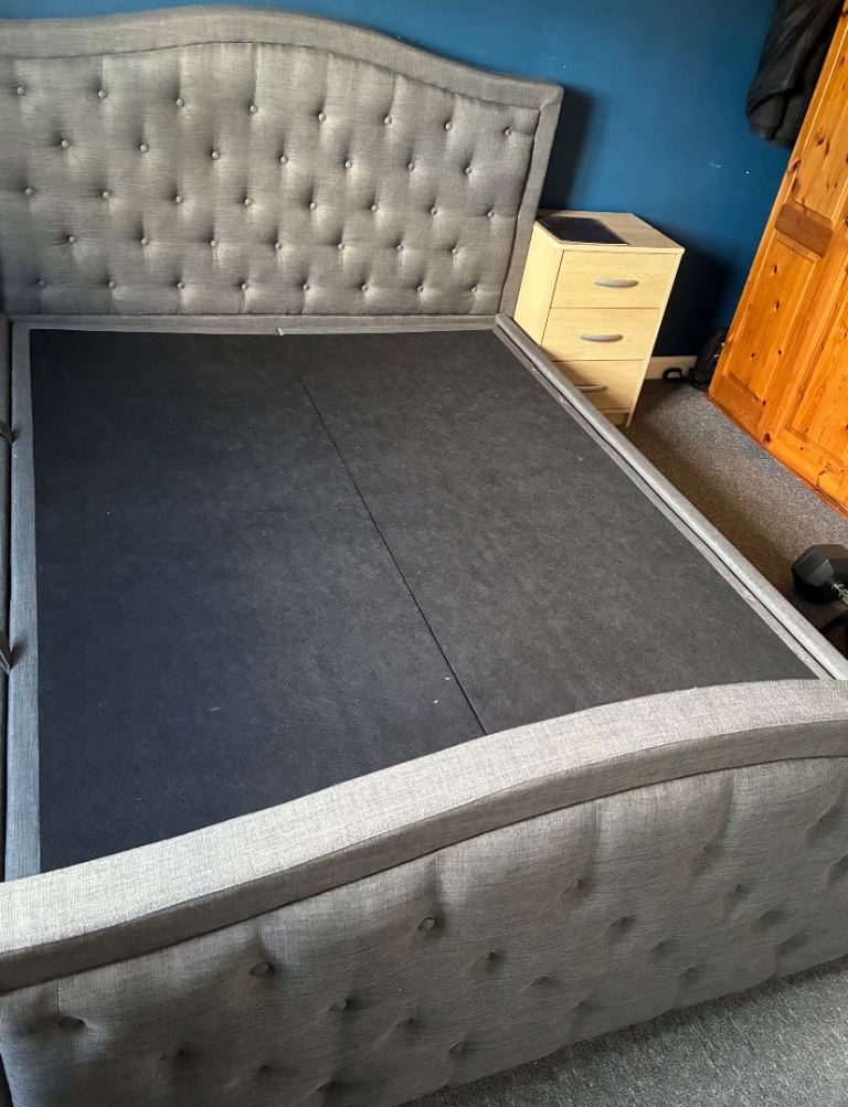 King size bed with storage