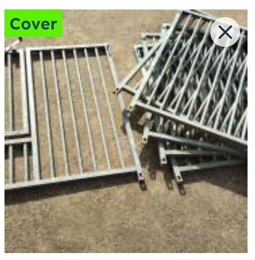6 x galvanized panels dog run kennel chicken coop rabbit pet guinea pig