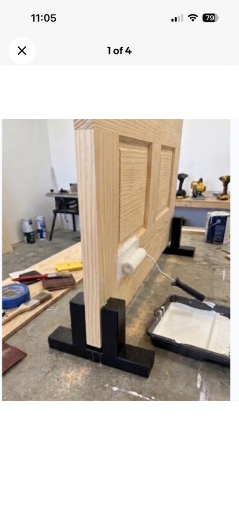 Door Holder Stands set of 2 for Woodworking Support For Painting Sanding Fitting