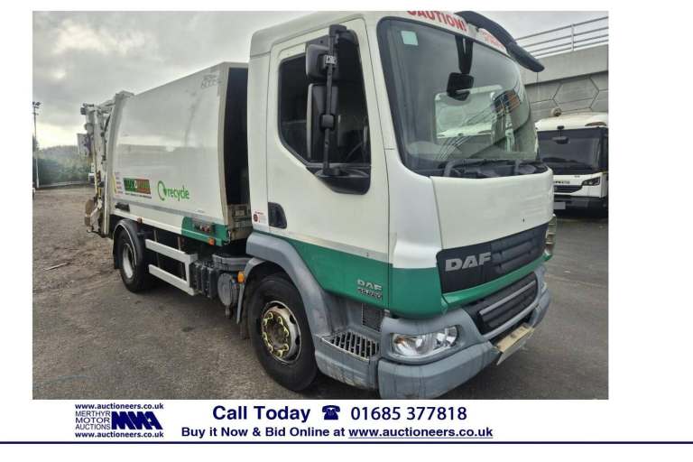 2013 DAF LF 45.220 4X2 AUTO 12 TON NTM BODY REFUSE C/W BIN LIFT. ---------------------- NA Diesel...
