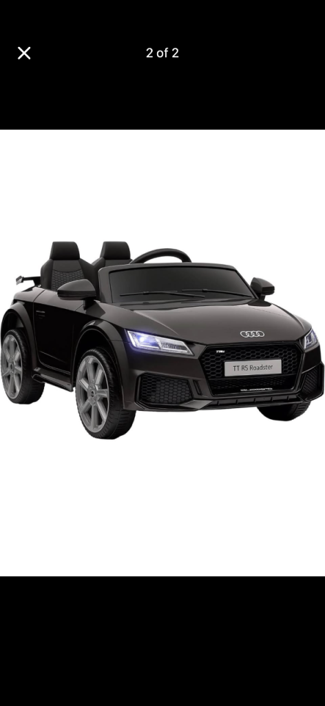 Toddler Audi TT electric car 