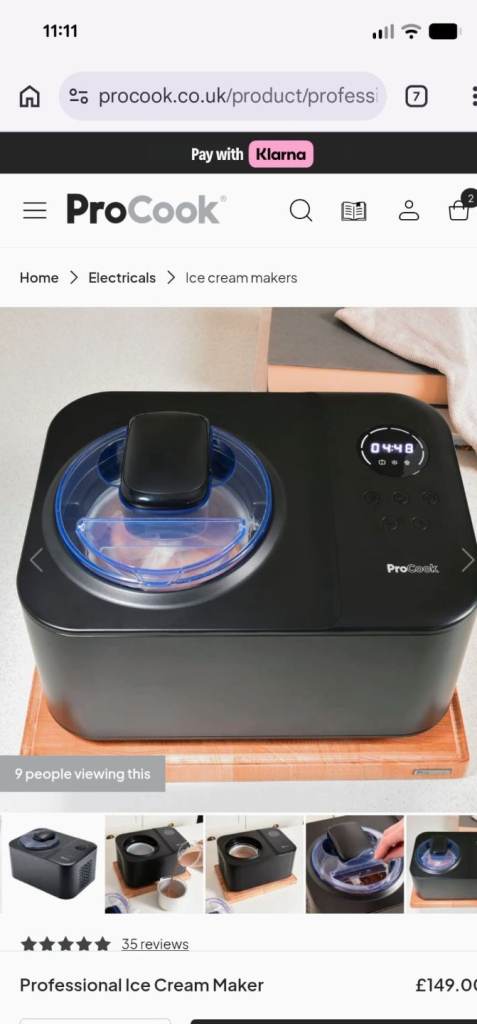 Ice cream maker