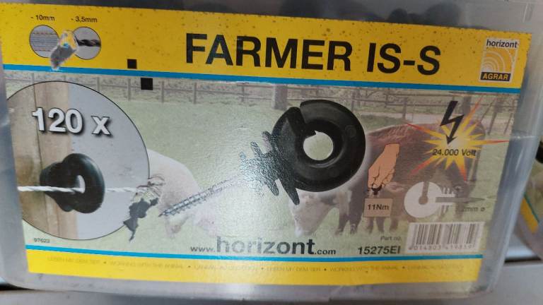 Box of Electric Fencing Holders,  New