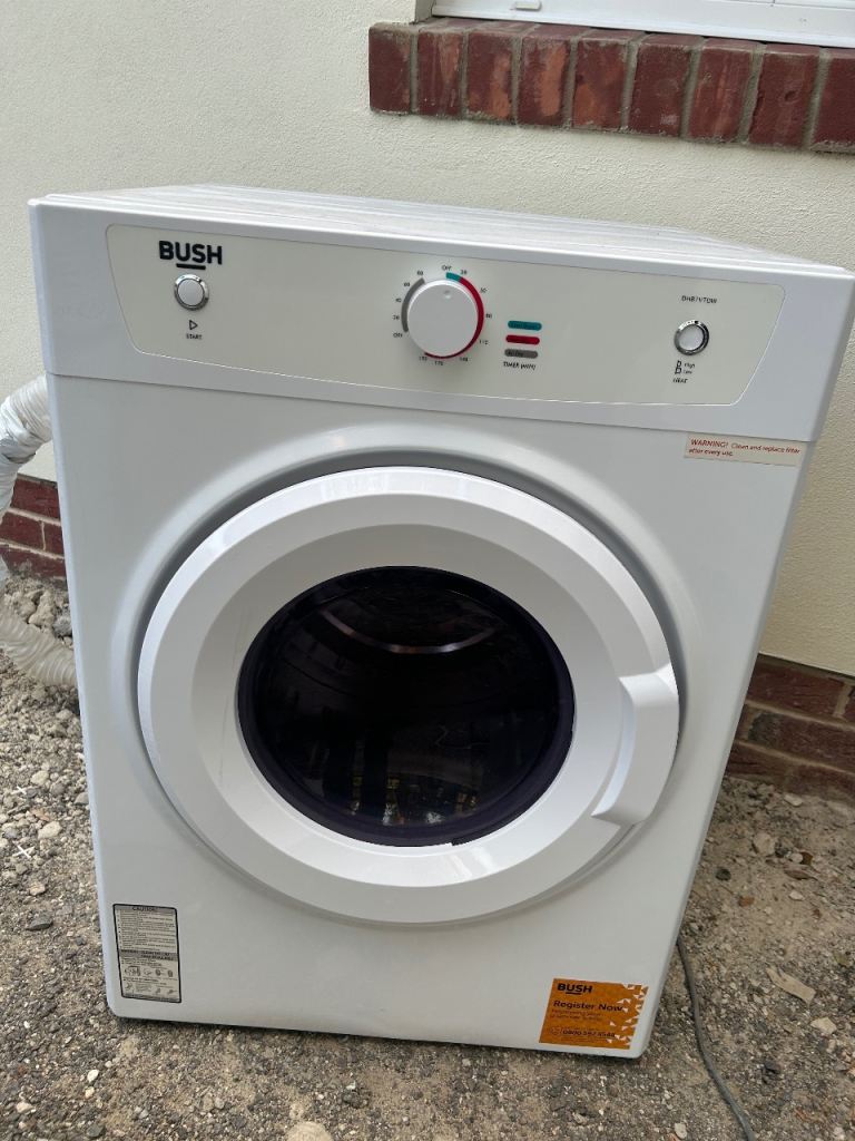 BUSH Tumble Dryer – White, Good Condition