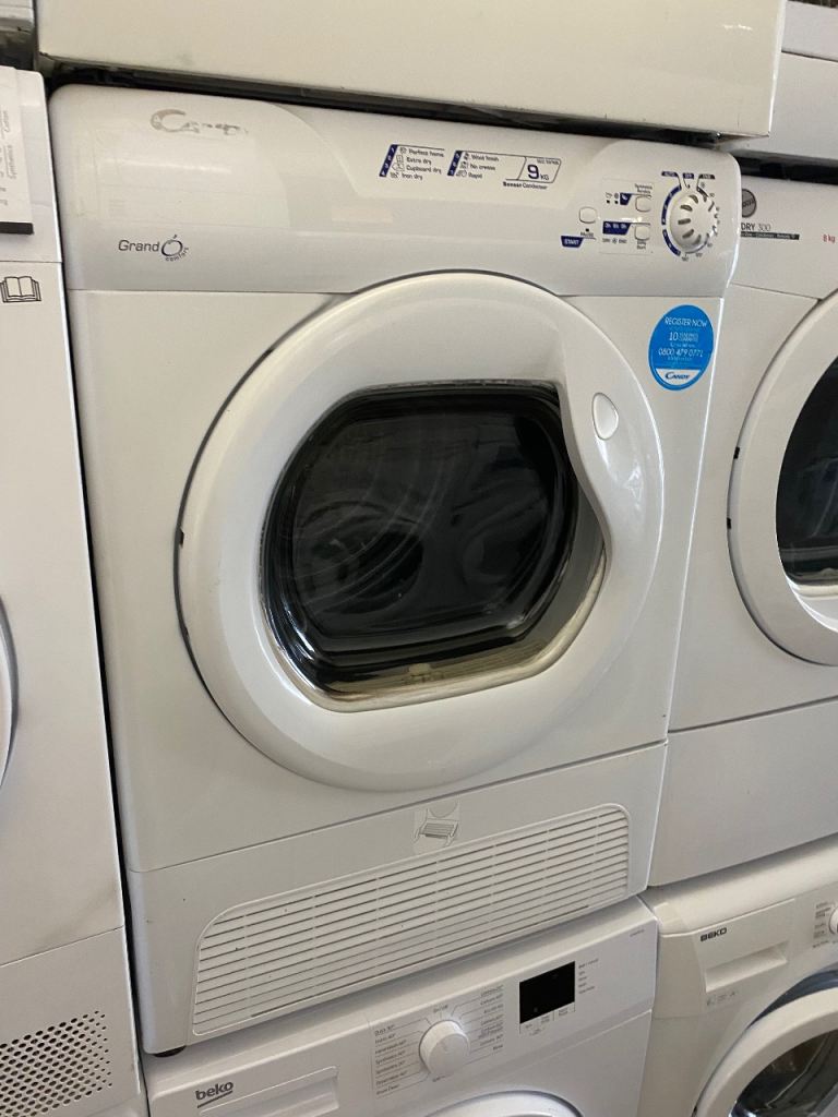 🚚✅WHITE CANDY LARGE CAPACITY CONDENSER TUMBLE DRYER £130 CAN DELIVER 