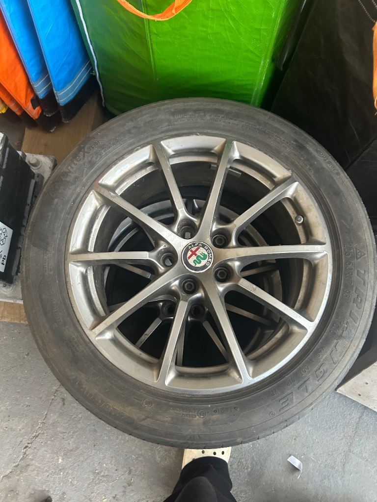 Alfa Romeo Alloy Wheel + Tyre – 17” (x2 Available)