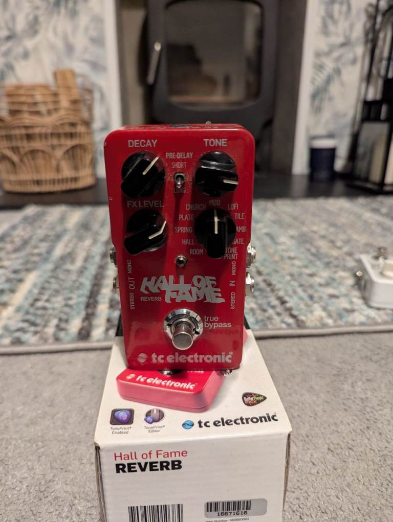 TC Electronic, hall of fame reverb pedal 