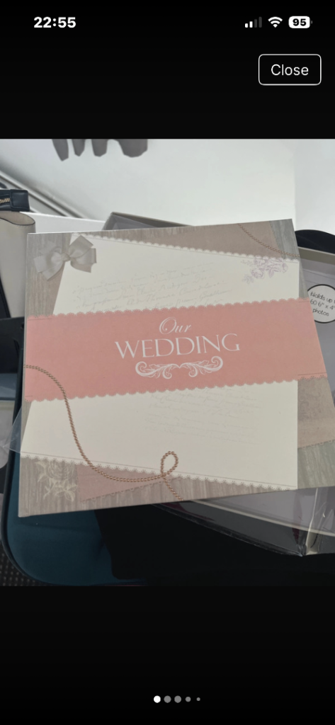 Wedding album New, Unused bride and groom gift