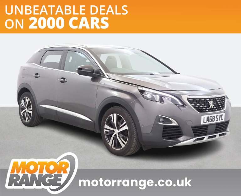 2018 Peugeot 3008 1.5 BlueHDi GT Line 5dr Crossover/SUV DIESEL Manual