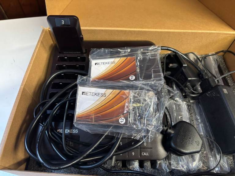 Retekess Wireless Calling Pager System – Ideal for Street Food / Takeaway / Restaurant