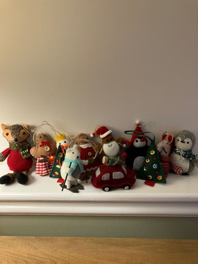 image for Felt Christmas Tree Decorations 
