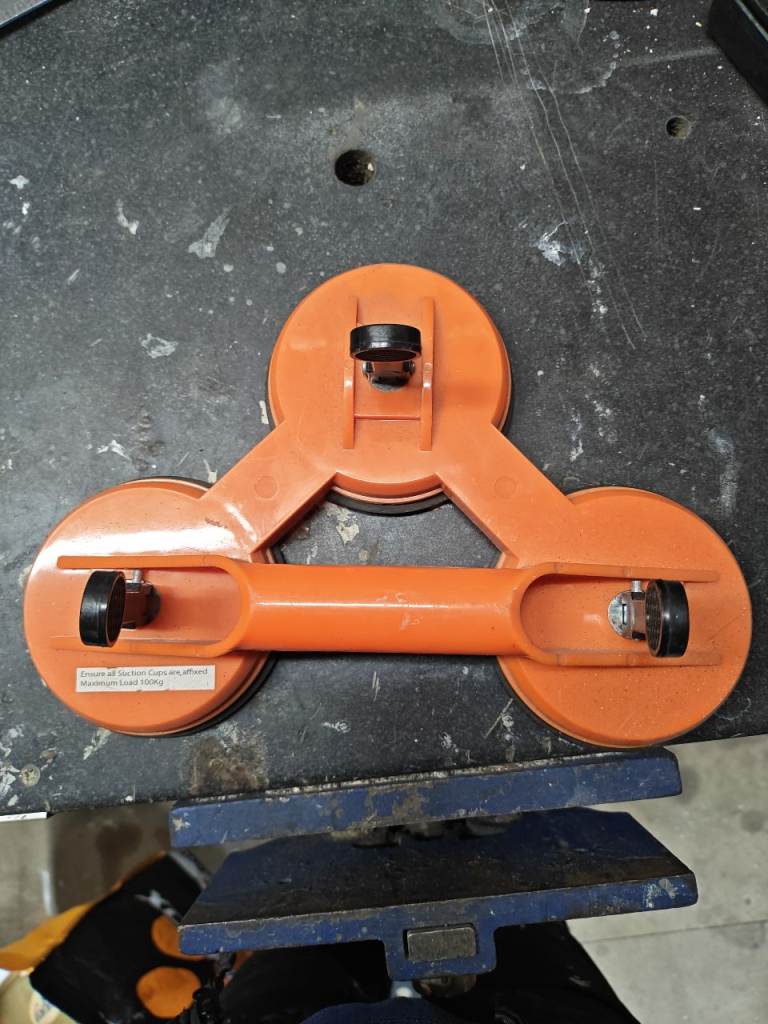 Orange Triple Suction Cup Lifter – Good Condition