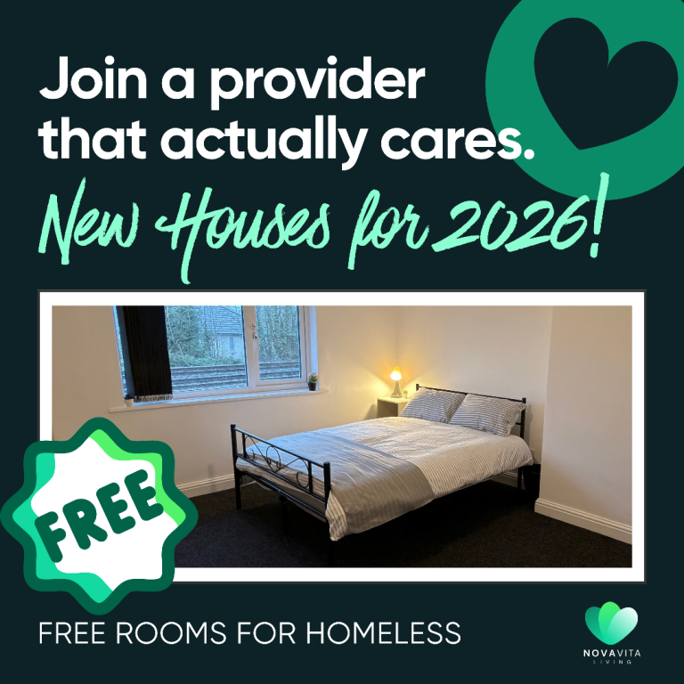 Brums Best Supported Living - Rooms for Homeless, DSS, Benefits - Low Rent - No Deposit Ref 194