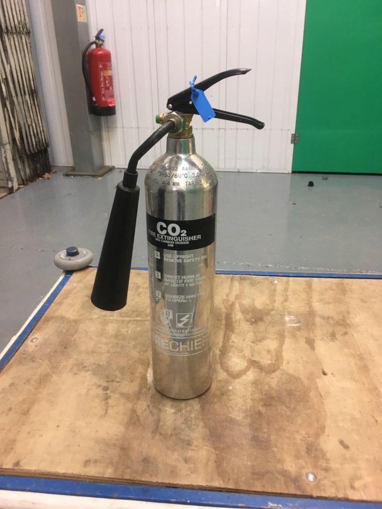Chrome CO2  Fire Extinguisher