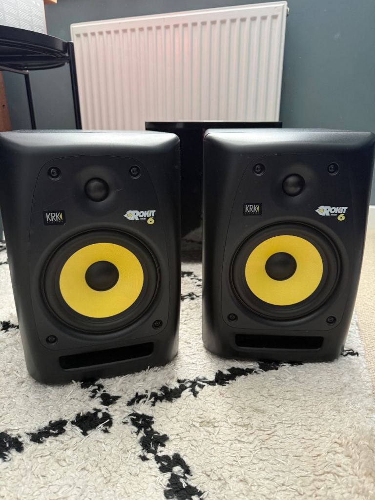 KRK Rokit 6 active studio monitors