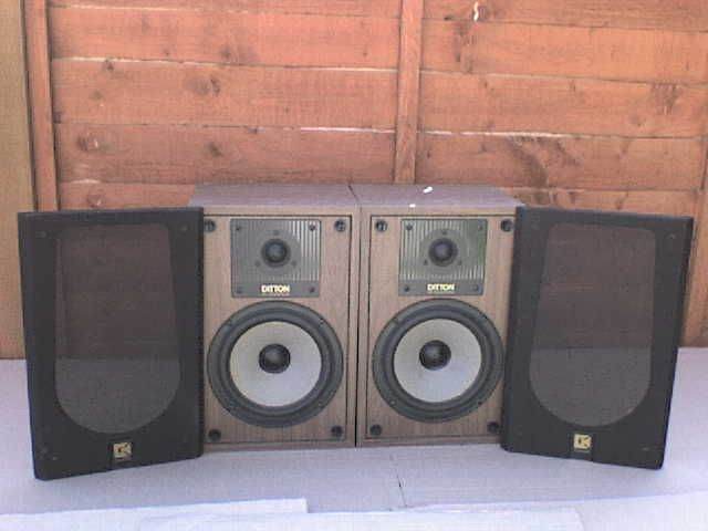 50W KEF Celestion Ditton 100 Stereo Speakers 
