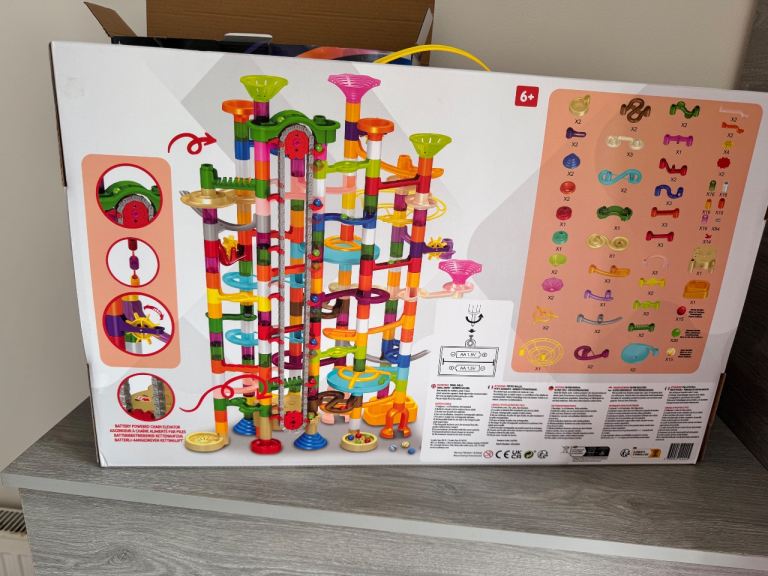New Marble Run Building Blocks Toy – Multicoloured, Fun for Ages 6+