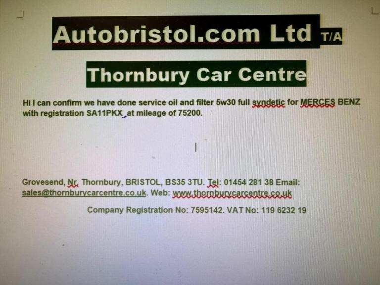2011 Mercedes-Benz C Class C220 CDI BlueEFFICIENCY Sport 4dr Auto SALOON DIESEL Automatic