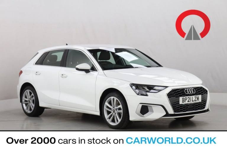 2021 Audi A3 1.0 TFSI 30 Sport Sportback 5dr Petrol S Tronic Euro 6 (s/s) (110 ps) Hatchback Petr...