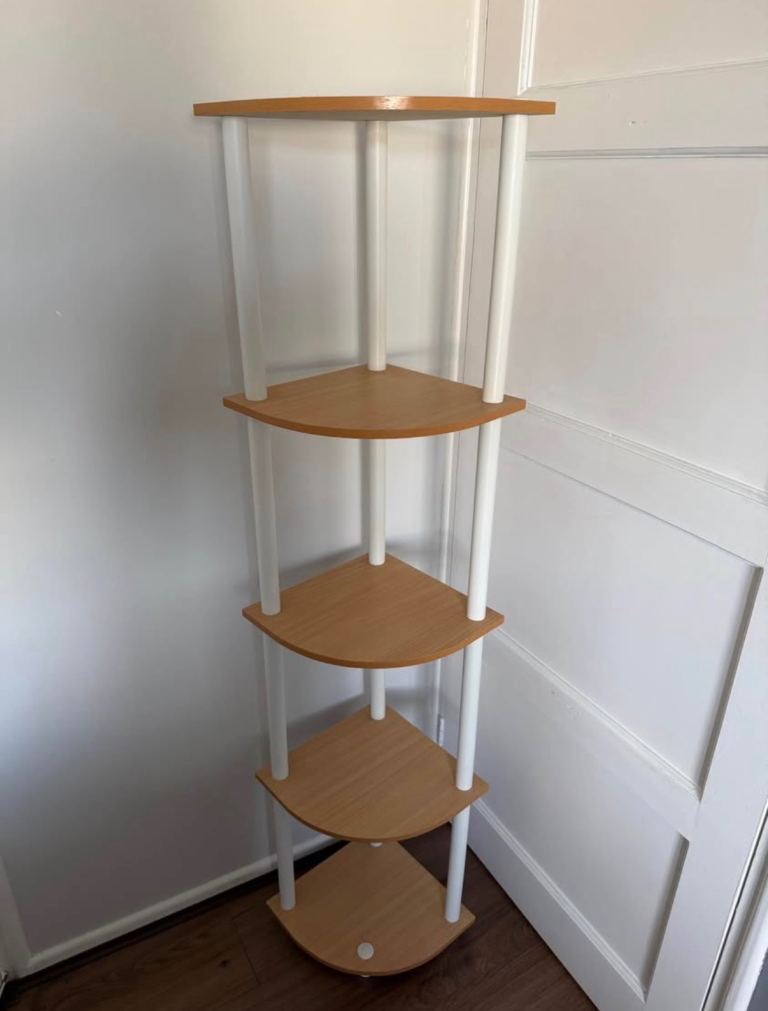 5-tier corner shelf
